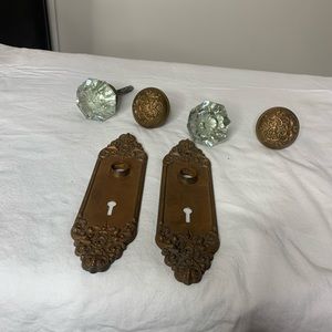 Vintage door hardware